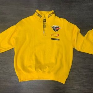 Chevrolet Corvette Yellow Pullover Sweatshirt